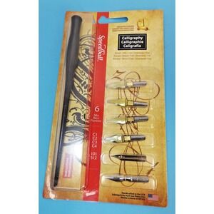 Speedball Calligraphy Lettering Pen Set - Holder & 6 nibs